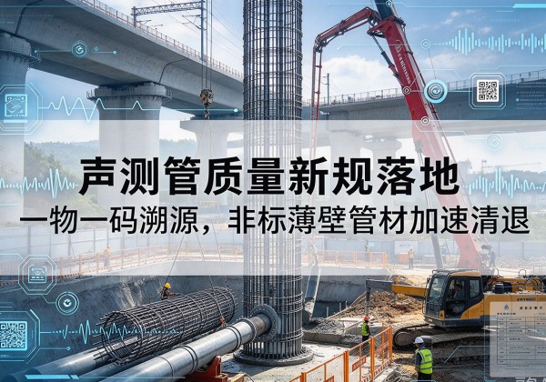 营口声测管质量新规落地，一物一码溯源，非标薄壁管材加速清退